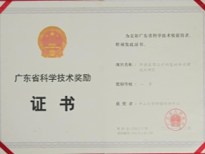 廣東省科學技術獎勵一等獎